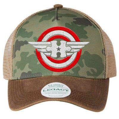 Autism Awareness Superhero Shield Crest Legacy Tie Dye Trucker Hat