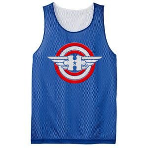 Autism Awareness Superhero Shield Crest Mesh Reversible Basketball Jersey Tank