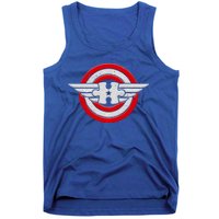 Autism Awareness Superhero Shield Crest Tank Top