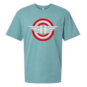 Autism Awareness Superhero Shield Crest Sueded Cloud Jersey T-Shirt