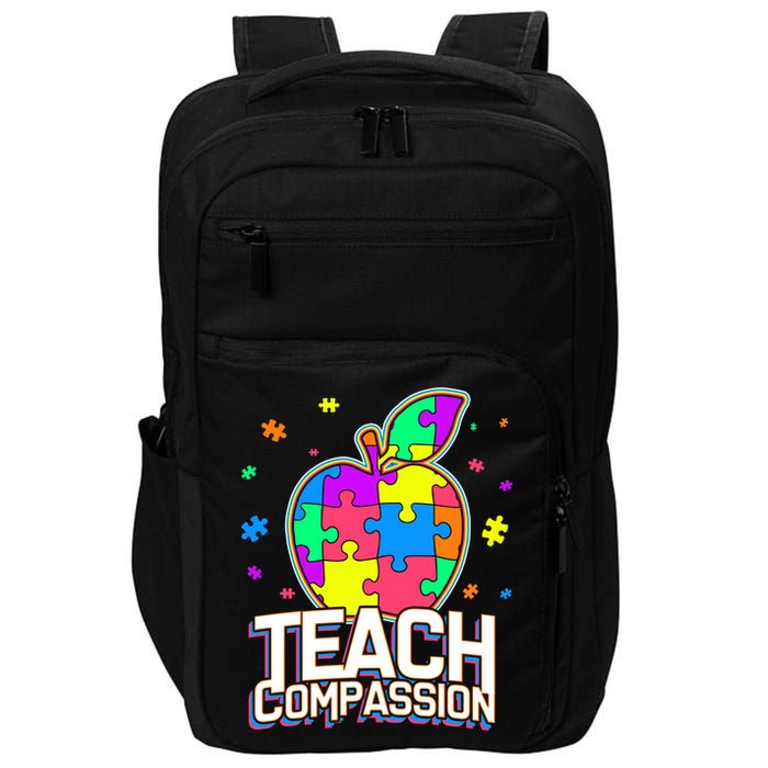 Autism Awareness Teach Compassion Impact Tech Backpack