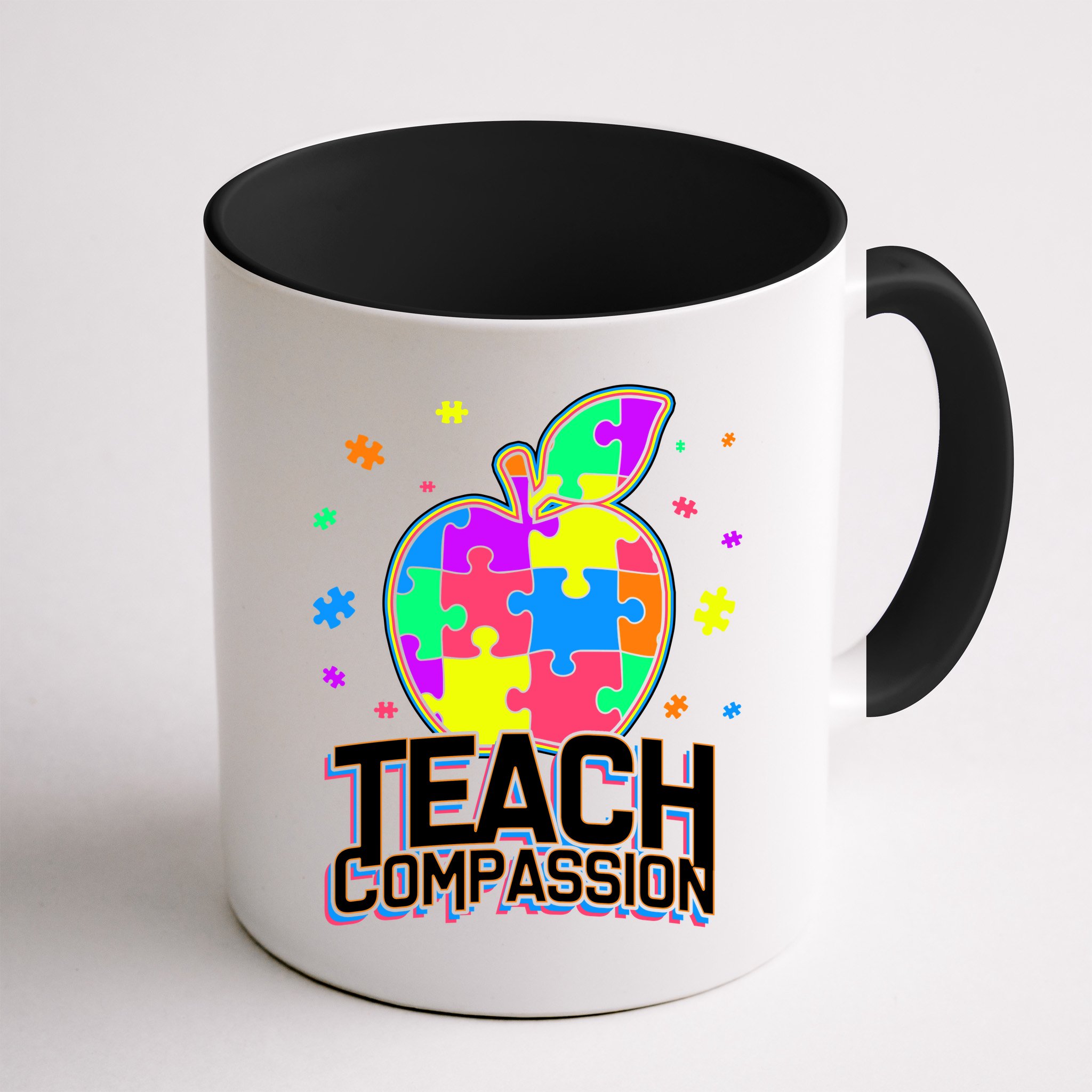 Autism Awareness Teach Compassion Mug