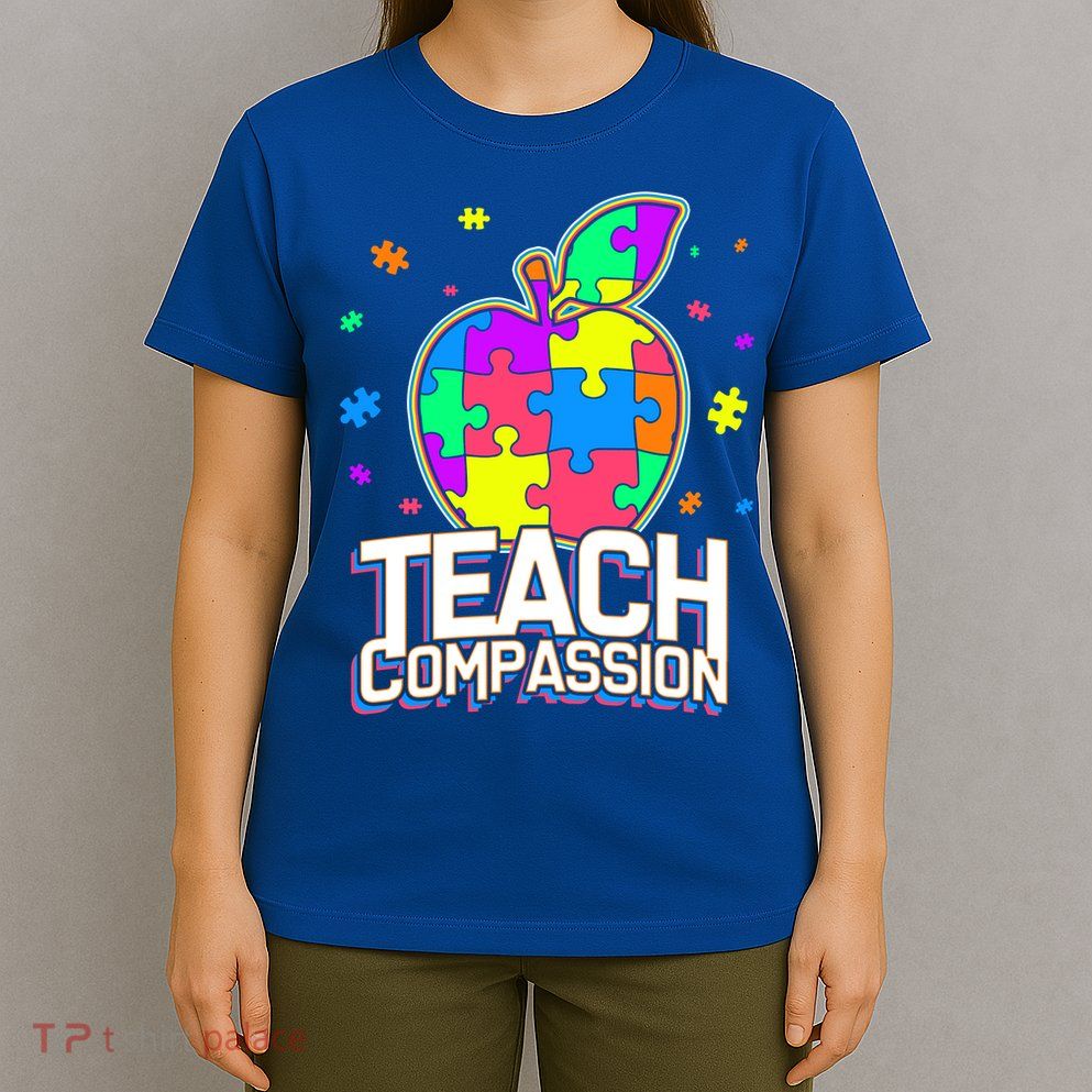 Autism Awareness Teach Compassion T-Shirt