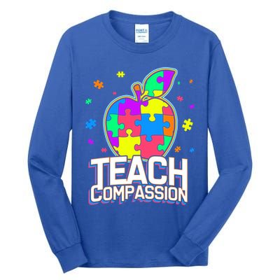 Autism Awareness Teach Compassion Tall Long Sleeve T-Shirt