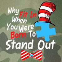 Autism Awareness Why Fit In When You Were Born To Stand Out Puzzle Legacy Tie Dye Trucker Hat