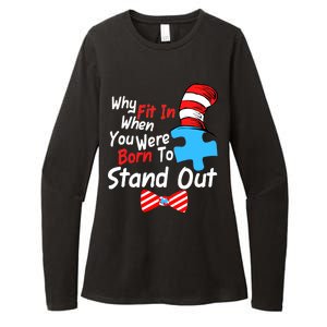 Autism Awareness Why Fit In When You Were Born To Stand Out Puzzle Womens CVC Long Sleeve Shirt