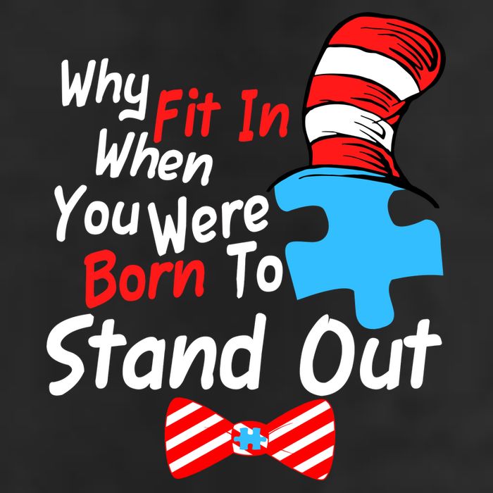 Autism Awareness Why Fit In When You Were Born To Stand Out Puzzle Tumbler