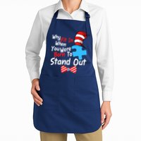 Autism Awareness Why Fit In When You Were Born To Stand Out Puzzle Apron