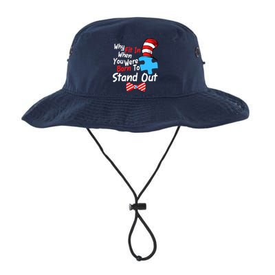 Autism Awareness Why Fit In When You Were Born To Stand Out Puzzle Bucket Hat
