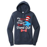 Autism Awareness Why Fit In When You Were Born To Stand Out Puzzle Women's Pullover Hoodie