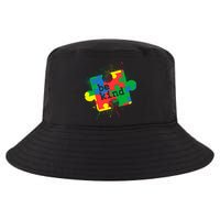 Autism Be Kind Puzzle Piece Splatter Cool Comfort Performance Bucket Hat