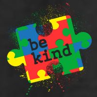 Autism Be Kind Puzzle Piece Splatter Cool Comfort Performance Bucket Hat