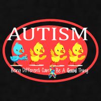 Autism Being Different Can Be A Good Thing Ducks Ladies PosiCharge Tri-Blend Wicking Tank
