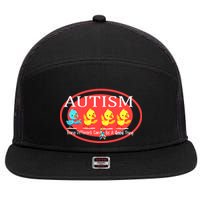 Autism Being Different Can Be A Good Thing Ducks 7 Panel Mesh Trucker Snapback Hat