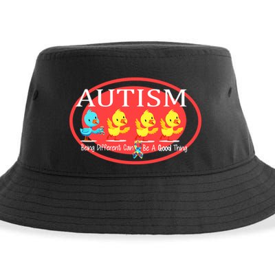 Autism Being Different Can Be A Good Thing Ducks Sustainable Bucket Hat