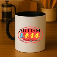 Autism Being Different Can Be A Good Thing Ducks Mug