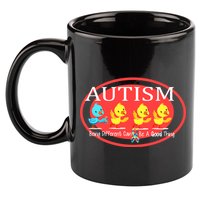 Autism Being Different Can Be A Good Thing Ducks 11oz C Handle Ceramic Mug