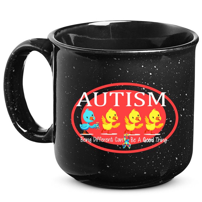 Autism Being Different Can Be A Good Thing Ducks 15oz Campfire Ceramic Mug