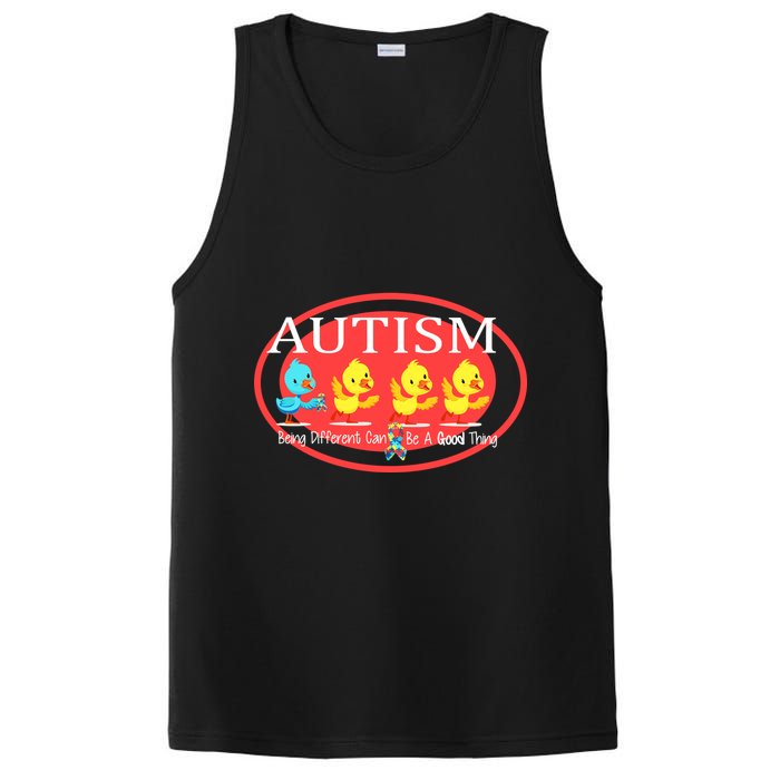 Autism Being Different Can Be A Good Thing Ducks PosiCharge Competitor Tank