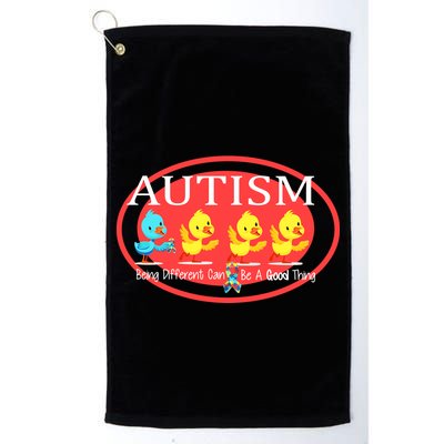 Autism Being Different Can Be A Good Thing Ducks Golf Towel