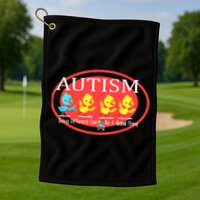Autism Being Different Can Be A Good Thing Ducks Golf Towel
