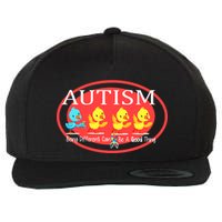 Autism Being Different Can Be A Good Thing Ducks Wool Snapback Cap