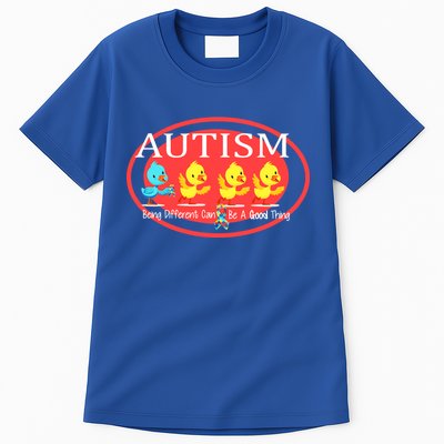 Autism Being Different Can Be A Good Thing Ducks Tall T-Shirt