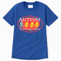 Autism Being Different Can Be A Good Thing Ducks Tall T-Shirt