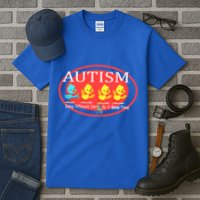 Autism Being Different Can Be A Good Thing Ducks Tall T-Shirt