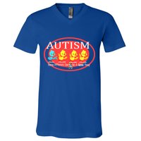 Autism Being Different Can Be A Good Thing Ducks V-Neck T-Shirt