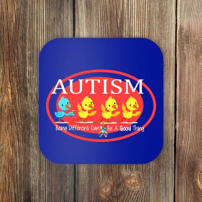 Autism Being Different Can Be A Good Thing Ducks Coaster
