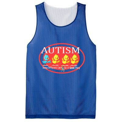 Autism Being Different Can Be A Good Thing Ducks Mesh Reversible Basketball Jersey Tank