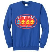 Autism Being Different Can Be A Good Thing Ducks Tall Sweatshirt