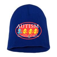 Autism Being Different Can Be A Good Thing Ducks Short Acrylic Beanie