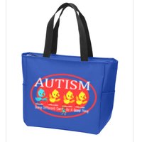 Autism Being Different Can Be A Good Thing Ducks Zip Tote Bag