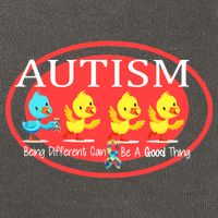 Autism Being Different Can Be A Good Thing Ducks Cotton Canvas Backpack