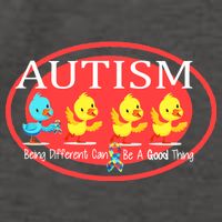 Autism Being Different Can Be A Good Thing Ducks Vector Backpack