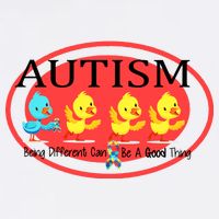 Autism Being Different Can Be A Good Thing Ducks Garment-Dyed Sweatshirt
