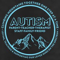 Autism Climbing Mountains Together 15oz Campfire Ceramic Mug