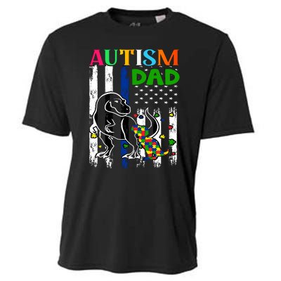 Autism Dad Cooling Performance Crew T-Shirt