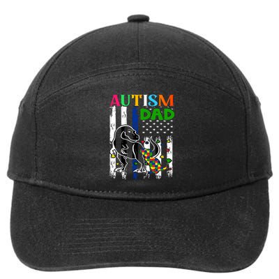 Autism Dad 7-Panel Snapback Hat