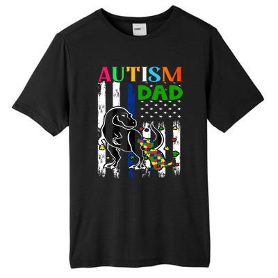 Autism Dad Tall Fusion ChromaSoft Performance T-Shirt