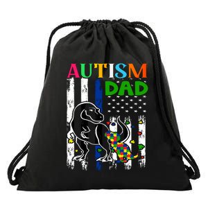 Autism Dad Drawstring Bag