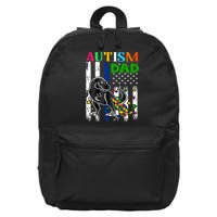 Autism Dad 16 in Basic Backpack