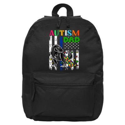 Autism Dad 16 in Basic Backpack