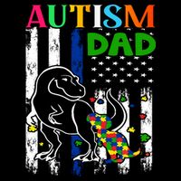 Autism Dad 16 in Basic Backpack