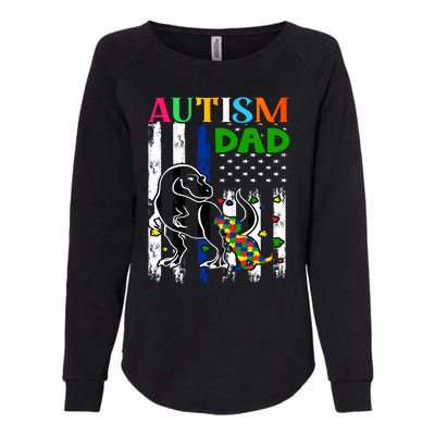 Autism Dad Womens California Wash Sweatshirt