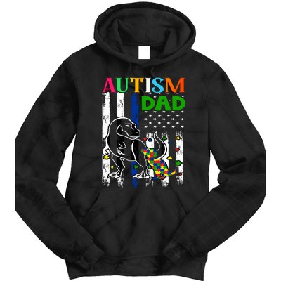 Autism Dad Tie Dye Hoodie