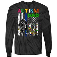 Autism Dad Tie-Dye Long Sleeve Shirt