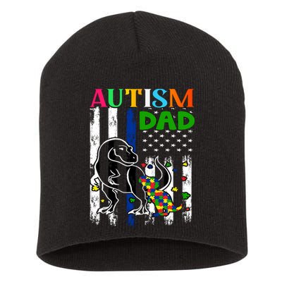 Autism Dad Short Acrylic Beanie
